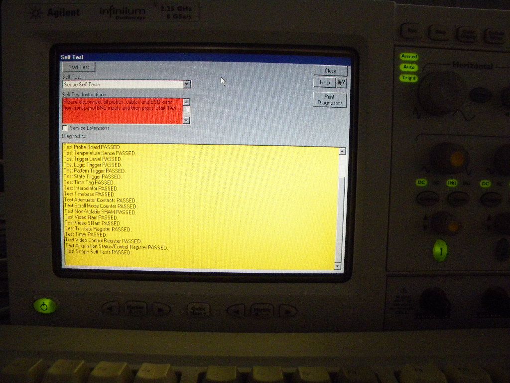 ピュアナス Agilent / HP 54846A 4 Channel, 2.25GHz, 8 GSa/s Infiniium Digital